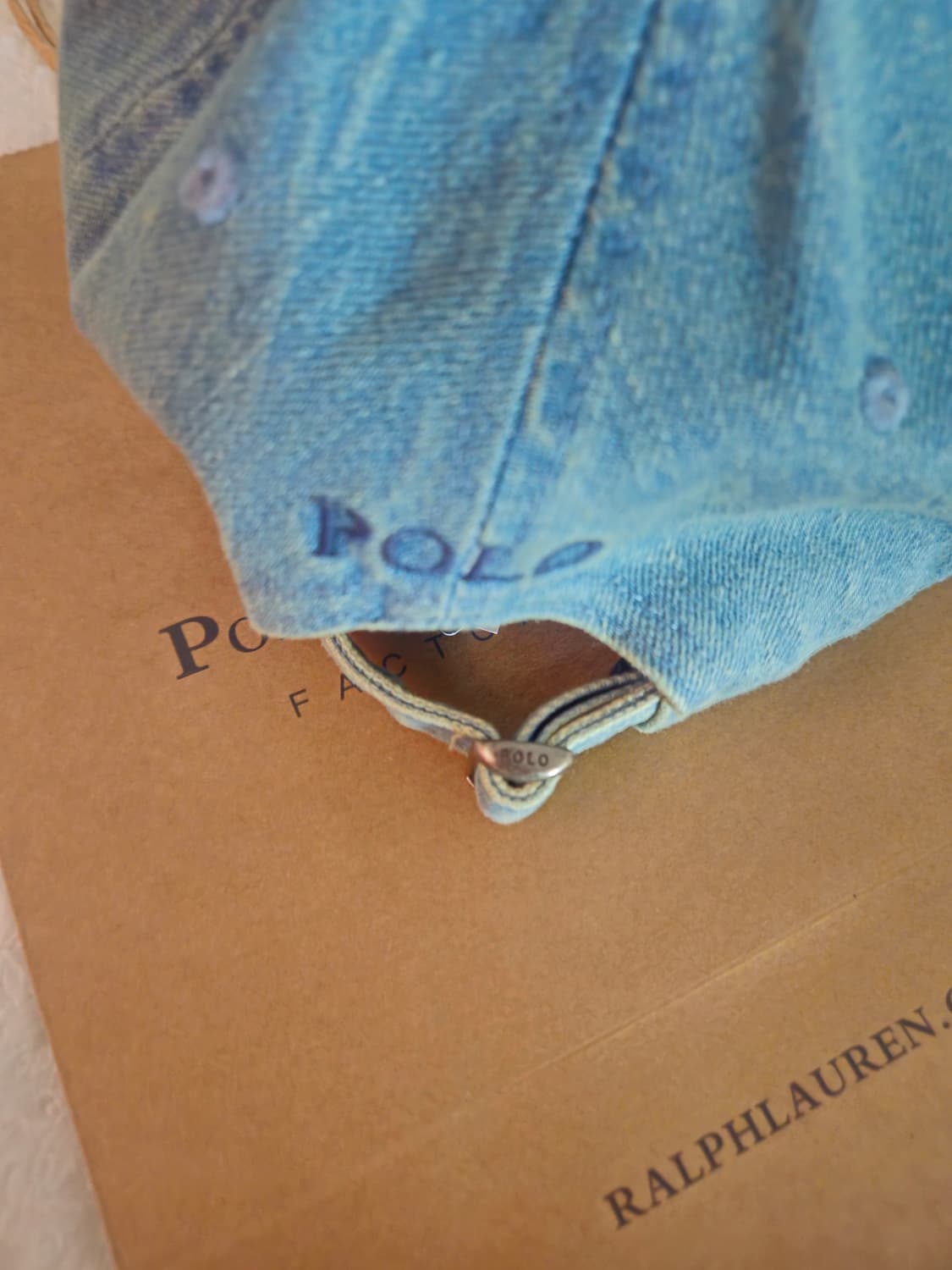 폴로 데님모자 폴로 볼캡 새상품 상품이미지3