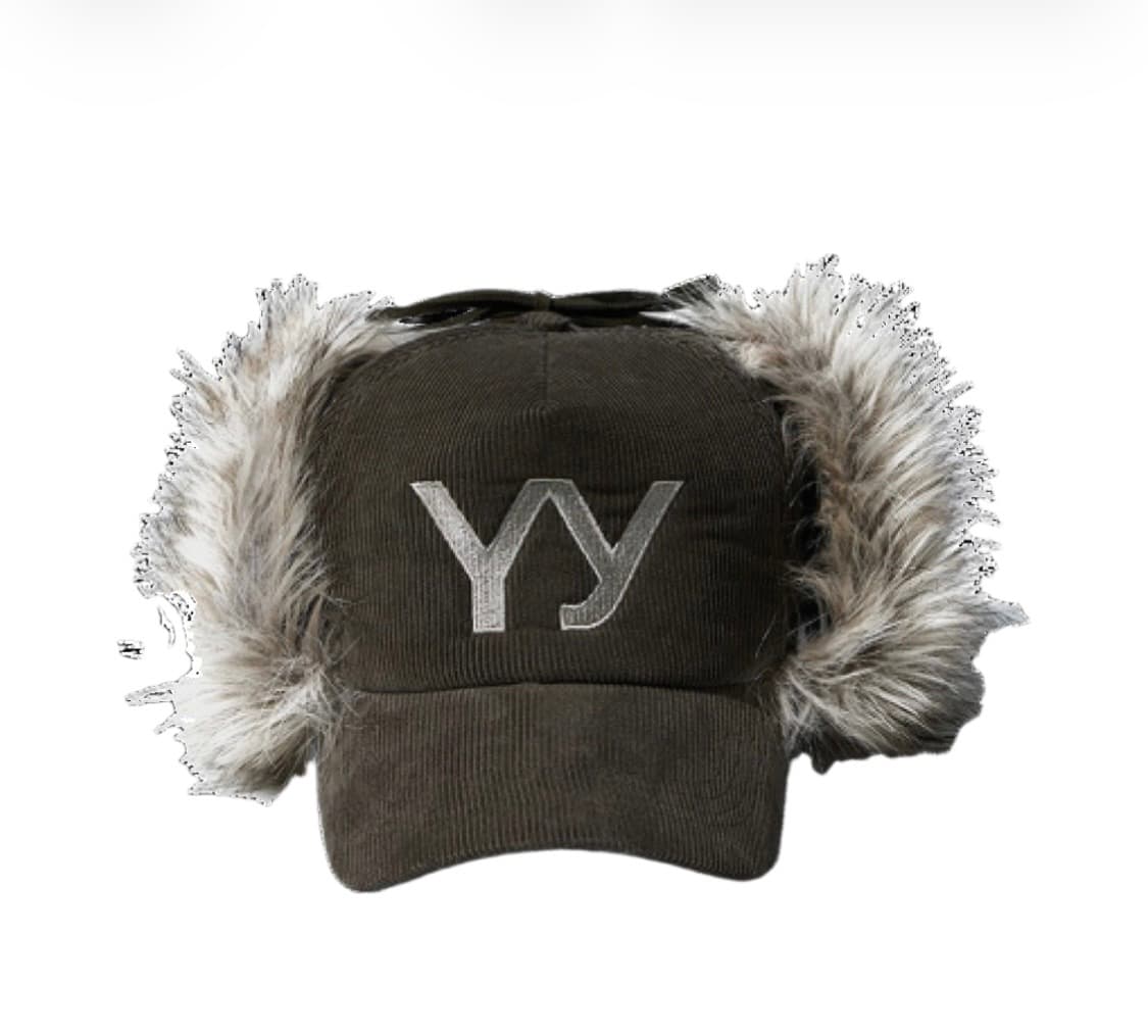 OPEN YY Fur Corduroy Earmuff Cap 상품이미지1
