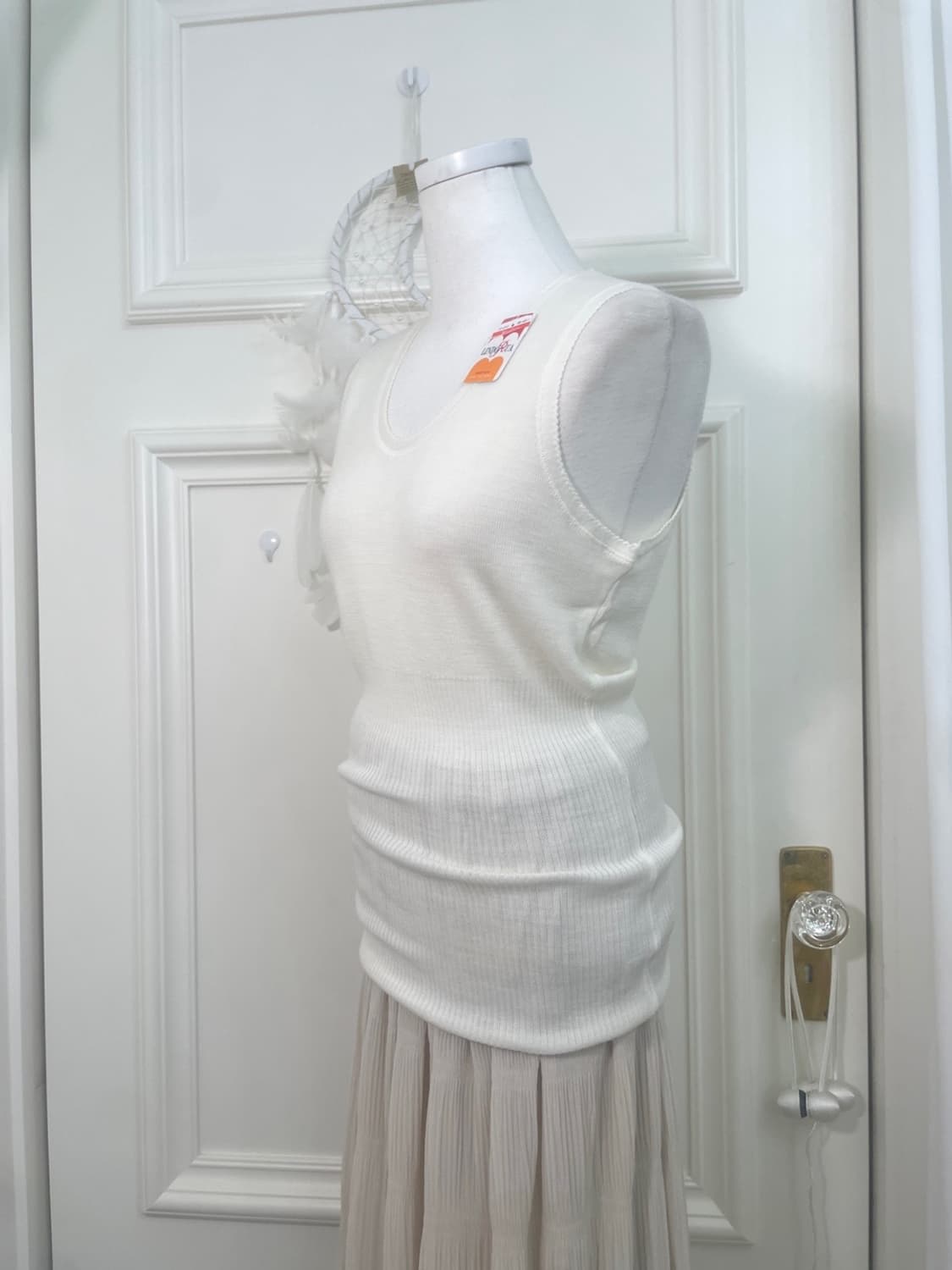 lavender stripe embroidery summer shirt 상품이미지8