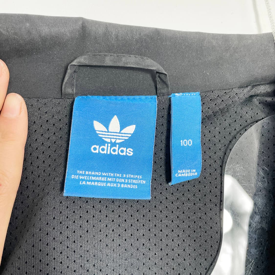 D2 아디다스 블랙 반팔 코치 자켓 100사이즈 상품이미지6