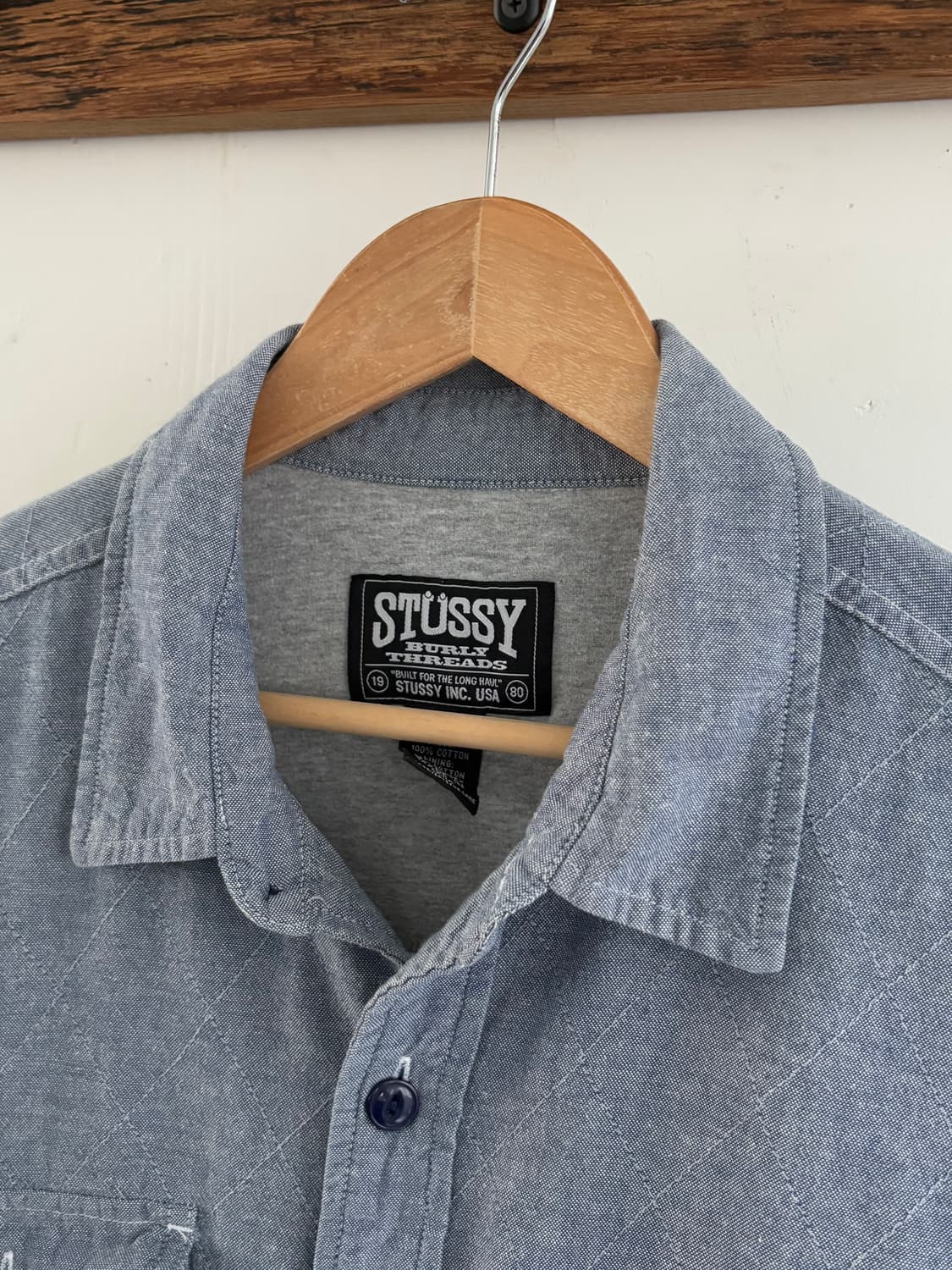 Stussy 스투시 투포켓 안감 데님 셔츠 자켓 상품이미지3