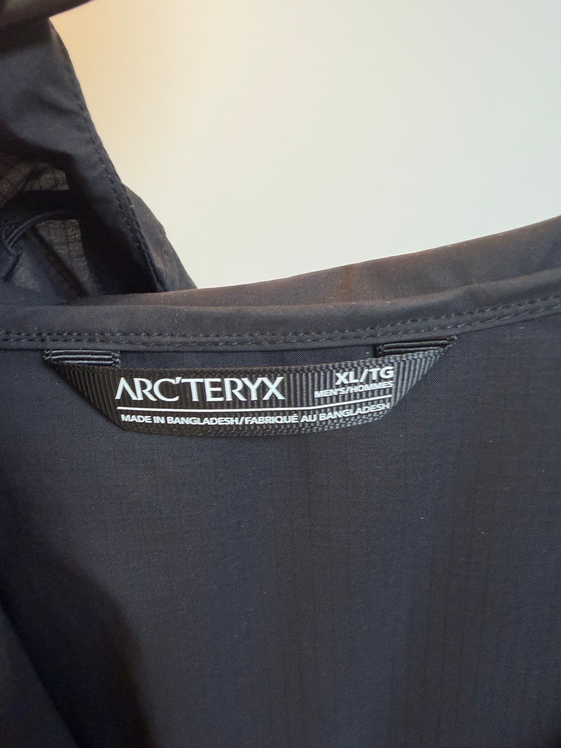 아크테릭스 스쿼미시 후디 블랙 xl 3월구매 상품이미지3