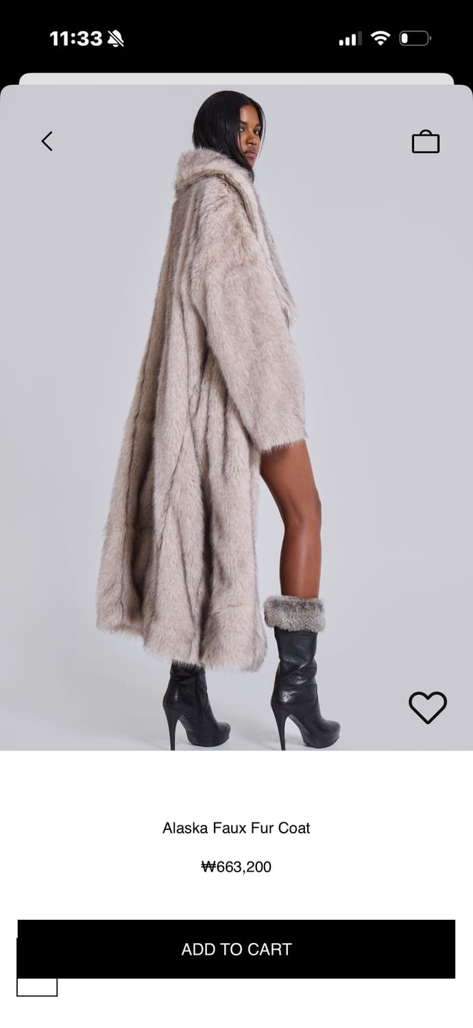 Jaded London Alaska Faux Fur Coat 상품이미지2