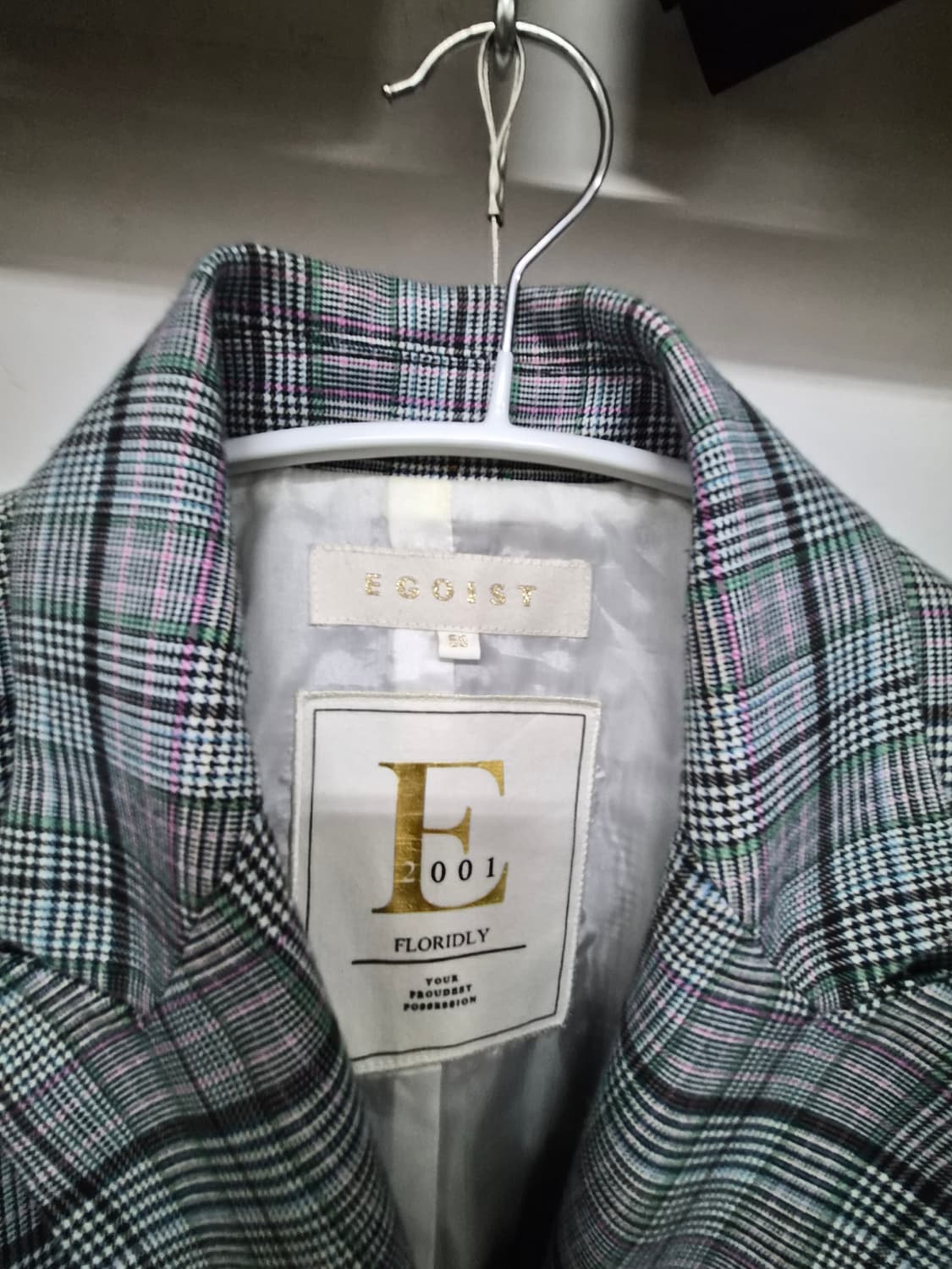 에고이스트 체크자켓 상품이미지2