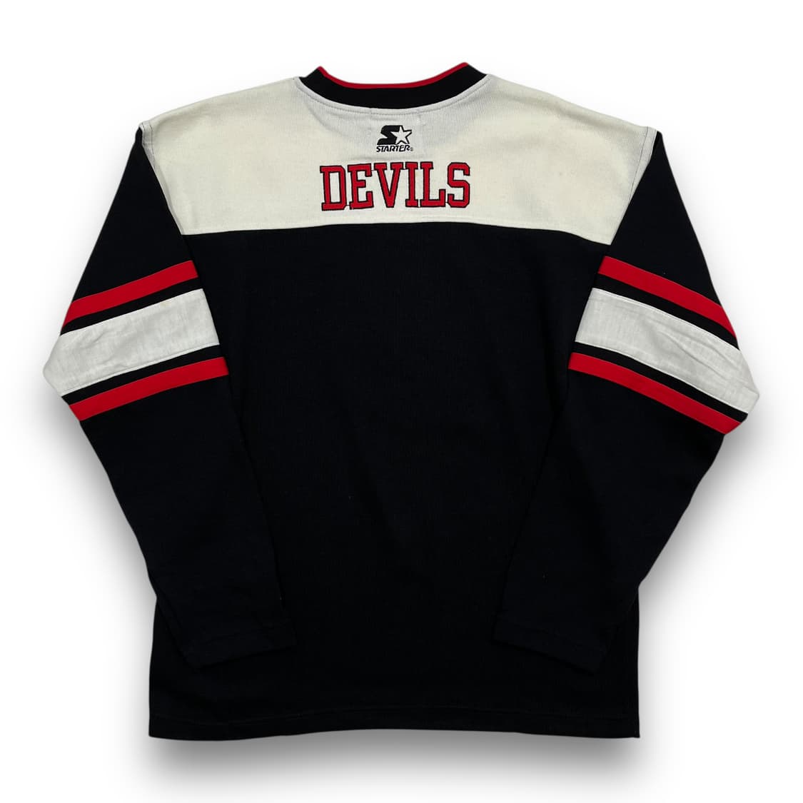 스타터 90s NHL 뉴저지 데빌스 올드스쿨 긴팔 져지 상품이미지5