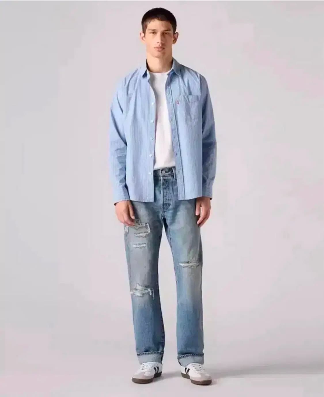 [31x32] 리바이스 프리미엄 501 터콰이즈진 상품이미지1