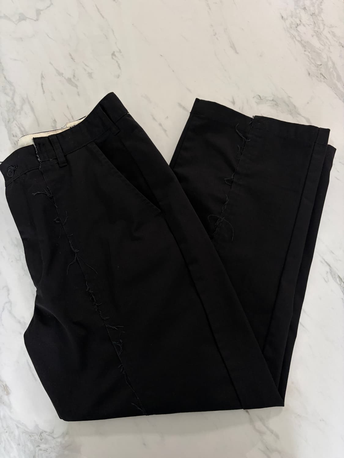 올드파크 배기 워크팬츠 블랙 XL 상품이미지1