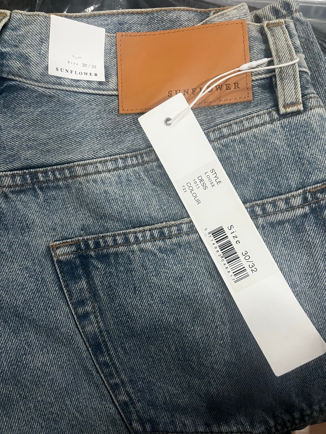 (30/32) 선플라워 루즈 데님 블루 빈티지 상품이미지2