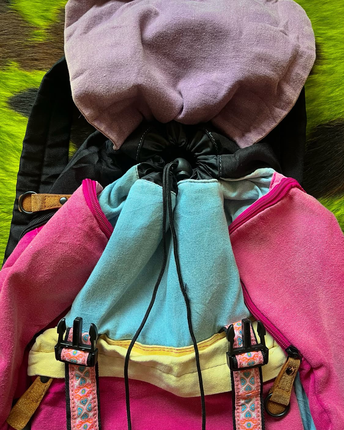 1990s TITICACA Japan Old Ethnic Backpack 상품이미지5