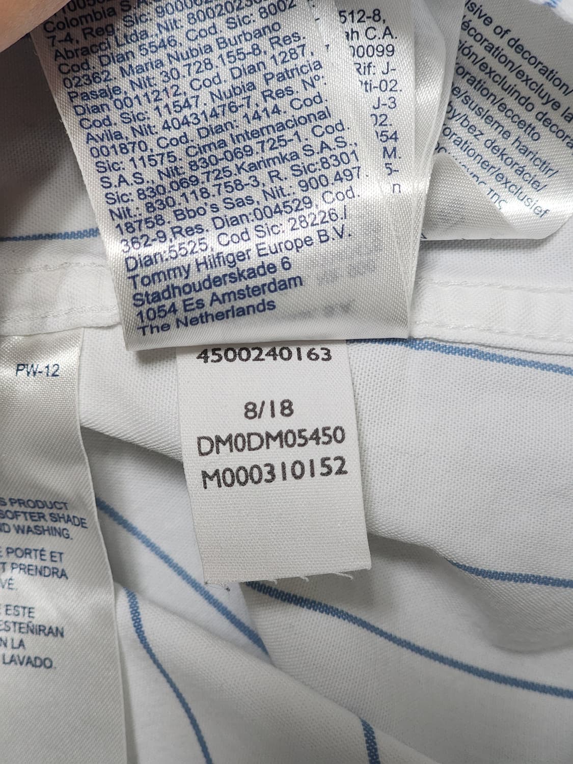 타미힐피거 스트라이프 셔츠 M 상품이미지10