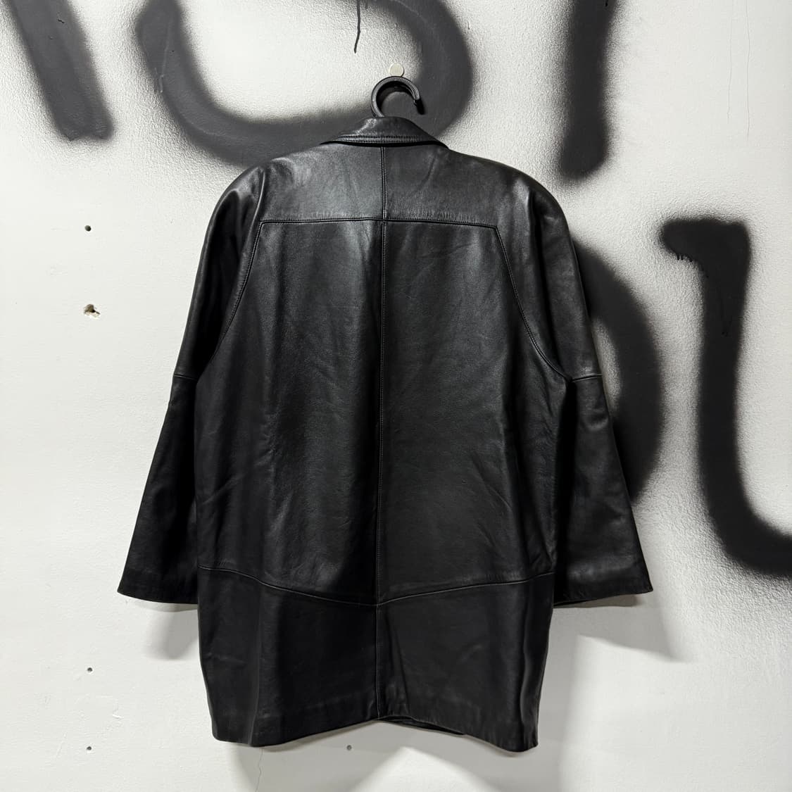 VTG 빈티지 리얼 쉽스킨 100% 양가죽 더블 롱 코트 상품이미지2