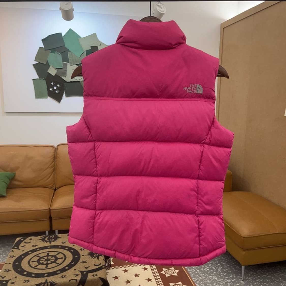 노스페이스 Y2K 대장급 핫핑크 구스다운 패딩조끼 85 C08685 상품이미지4