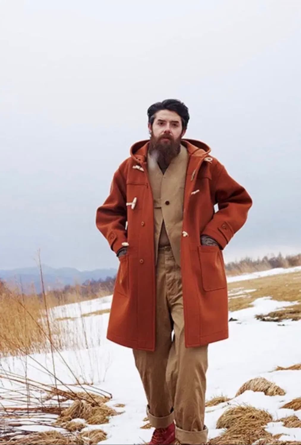 캡틴선샤인 더플 코트 월넛컬러 38(105) 상품이미지1