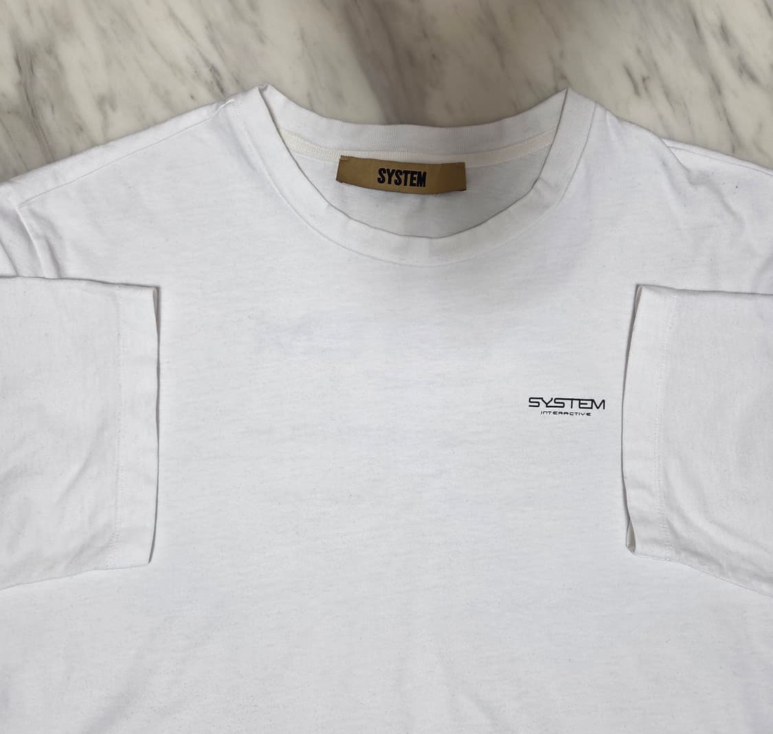 시스템옴므 프린트 반팔 티셔츠 상품이미지4