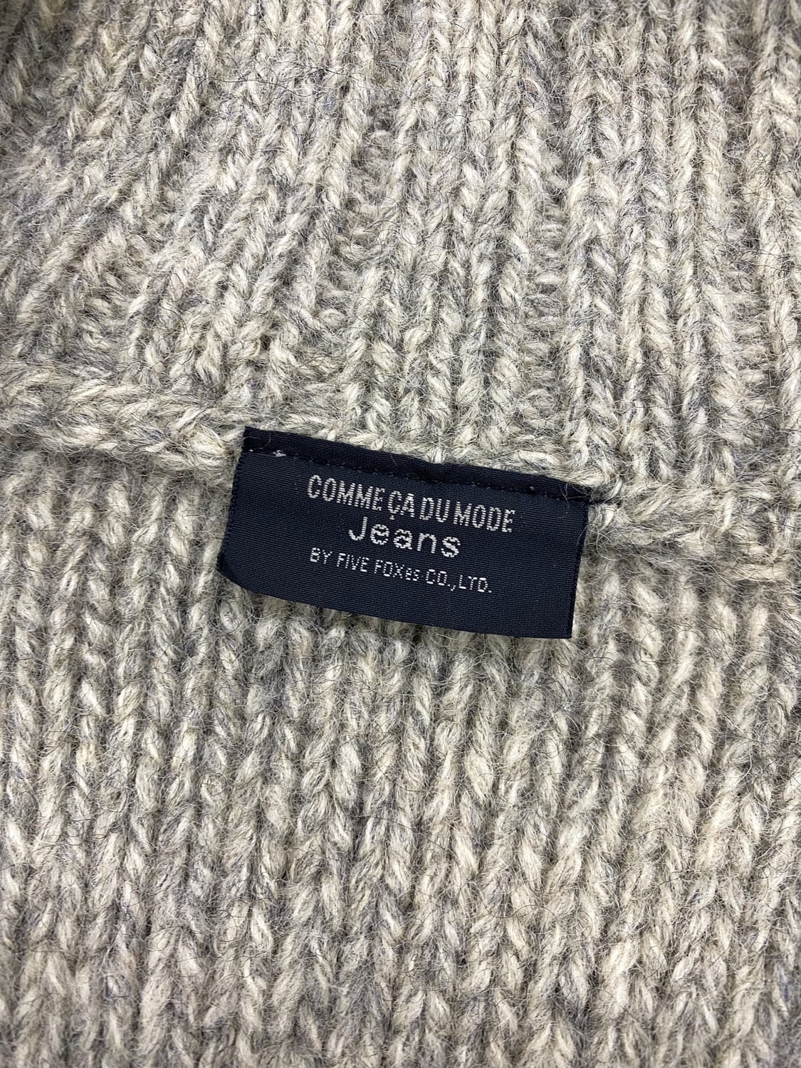 Comme Ca Du Mode 풀 집업 스웨터 상품이미지7