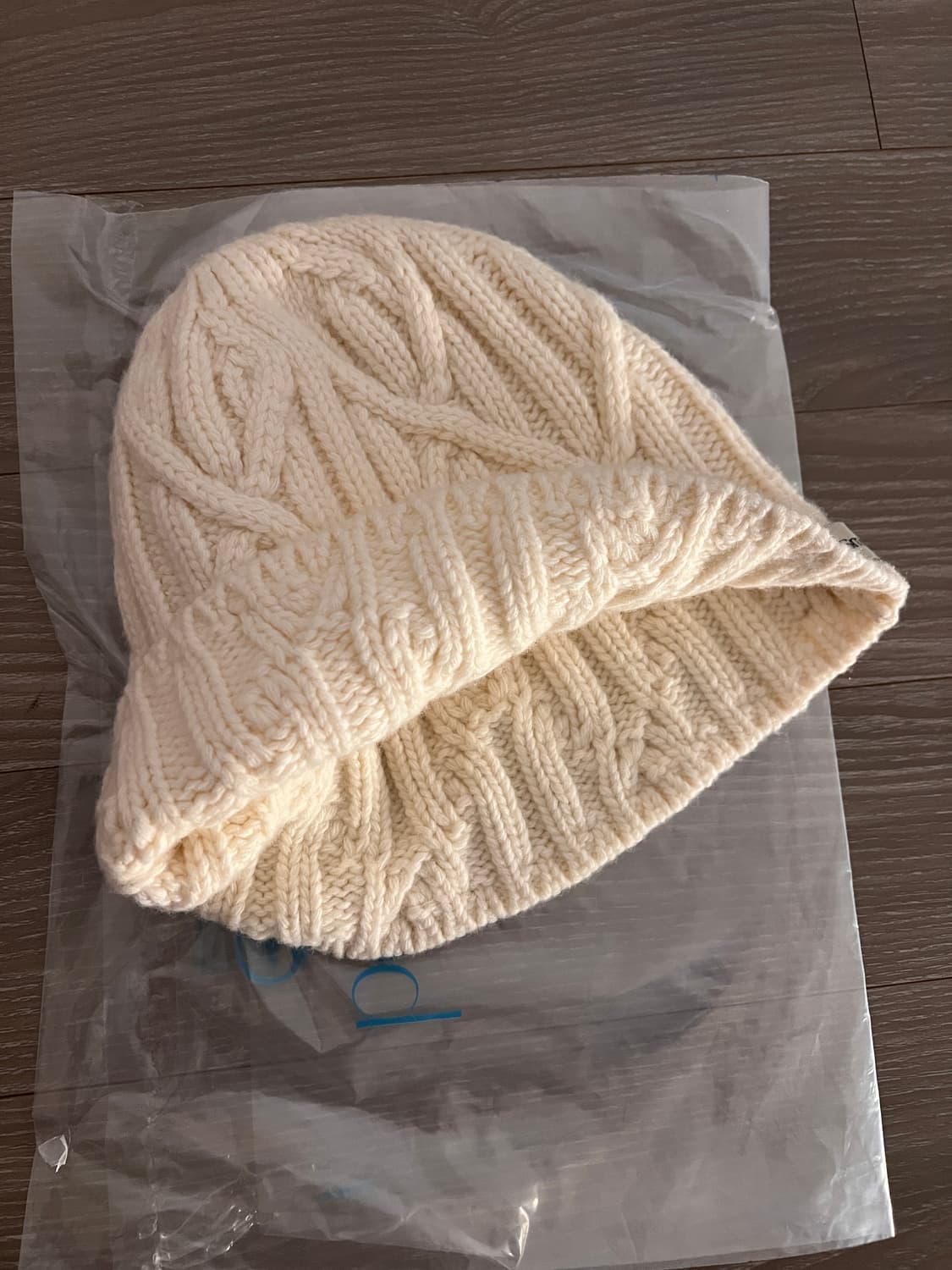 스무드무드 비니 크림 mont blanc knit hat cream 상품이미지4