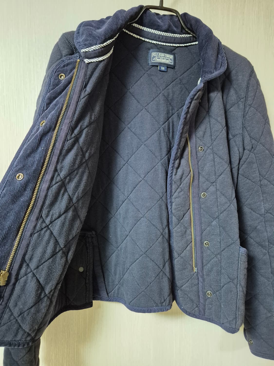폴로 진스 퀼팅자켓  폴랄프로렌  누빔자켓 xs 여성 상품이미지3