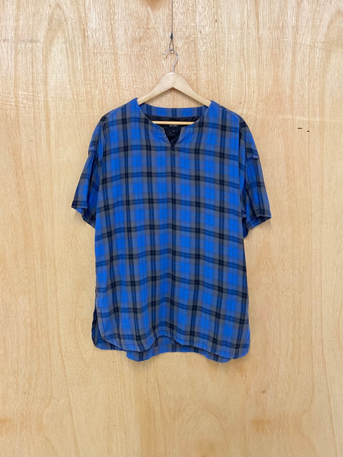 BEAMS check anorak shirts 빔즈 셔츠 아노락 상품이미지3