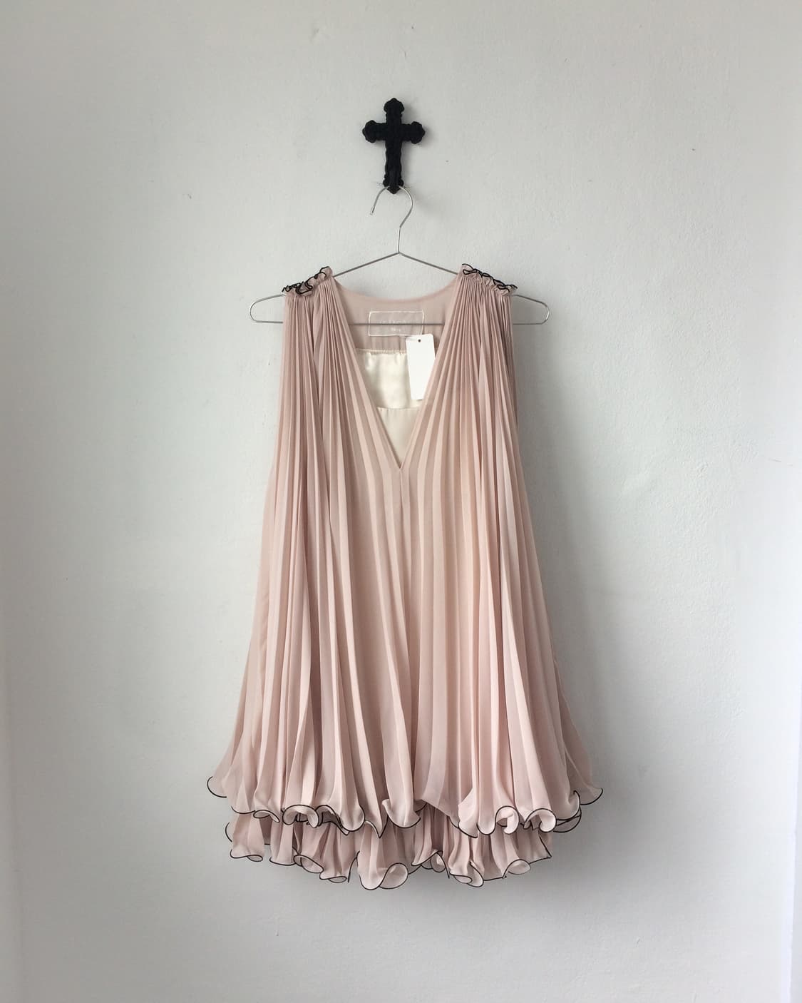 Pleats flare sleeveless onepiece 상품이미지2
