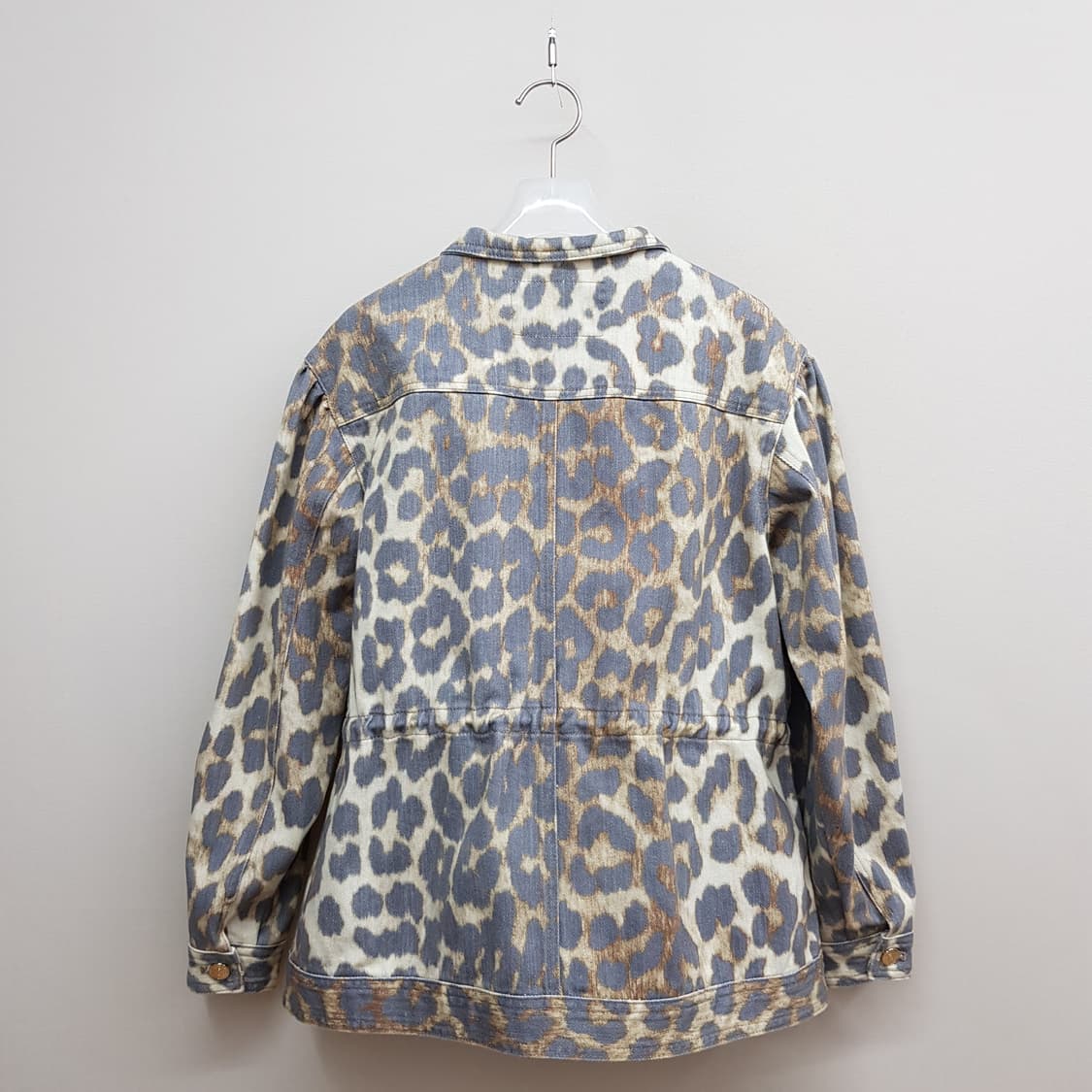 베르니스 2025 레오파드 패턴 코튼 워싱 자켓 36사이즈 상품이미지4