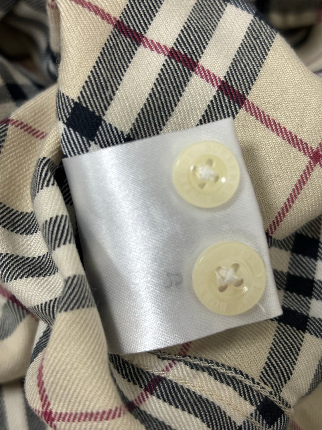 버버리 여성 체크 셔츠 빈티지 상품이미지6