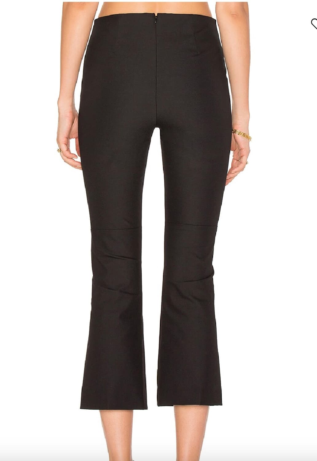 띠어리 블랙 크롭 부츠컷 팬츠 상품이미지9