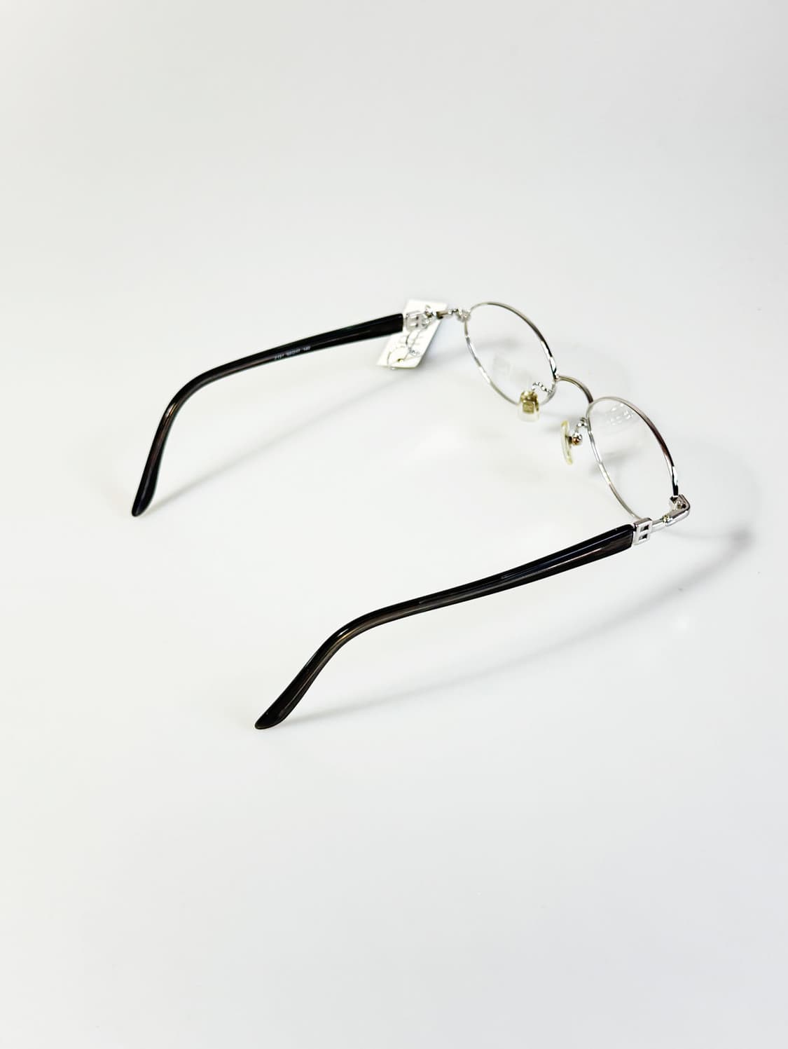 R&B EYEWEAR 실버 메탈 슬림 오벌 프레임 빈티지 안경 상품이미지4