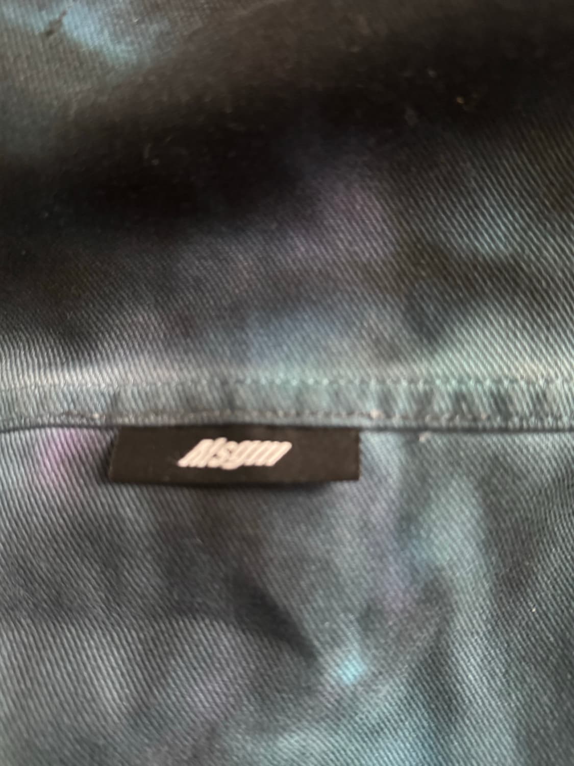 MSGM 워싱 데님자켓 청자켓 블루 48 상품이미지5