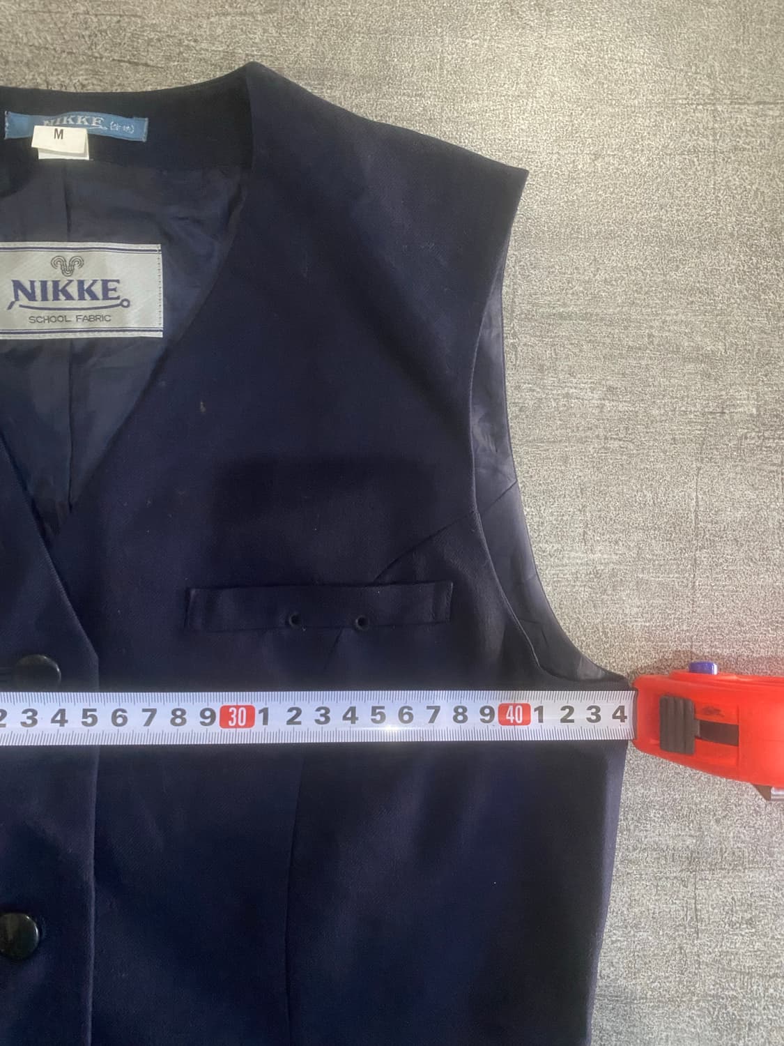 일본빈티지 Nikke 핀터깔y2k긱시크하이틴 베스트조끼자켓 상품이미지2