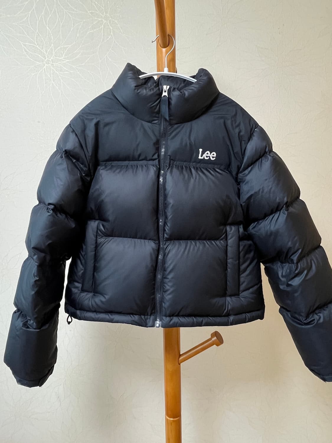 Lee 여성 크롭 숏푸퍼 덕다운 숏패딩 M 상품이미지1