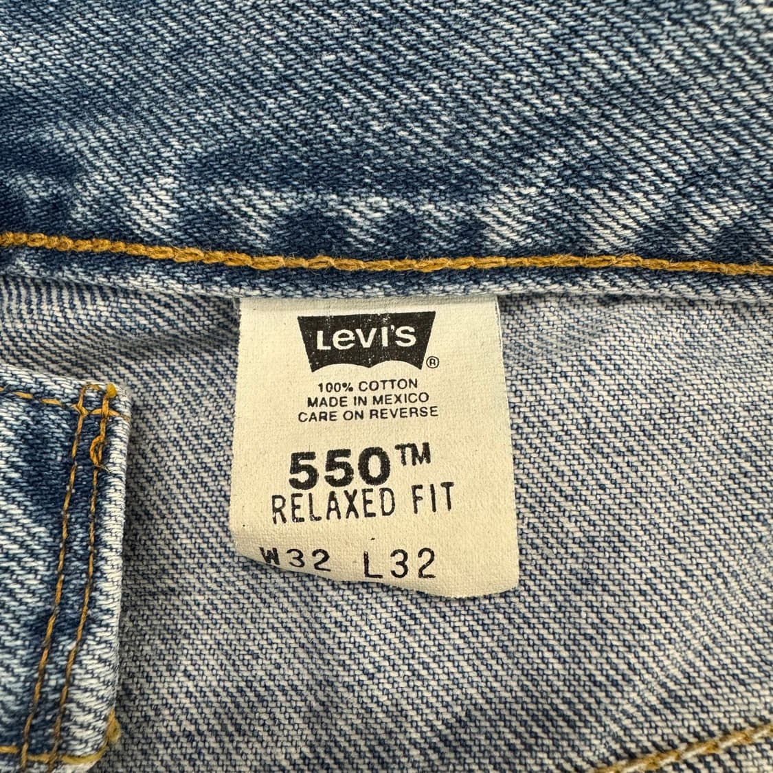 00s 리바이스 550 테이퍼드 레그 진 (32)   상품이미지6