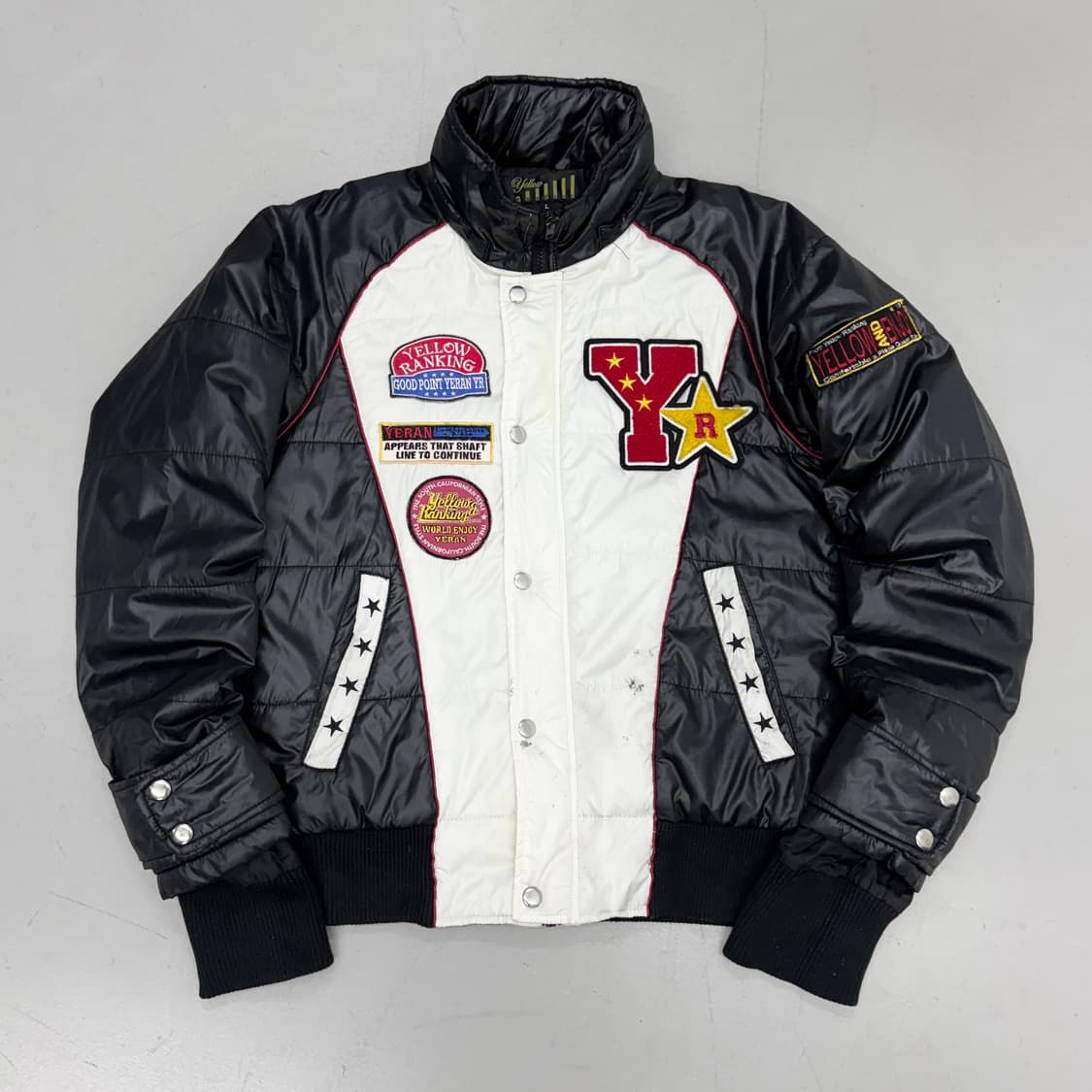 JPN 제팬 레이싱 패치 패딩 자켓 상품이미지2