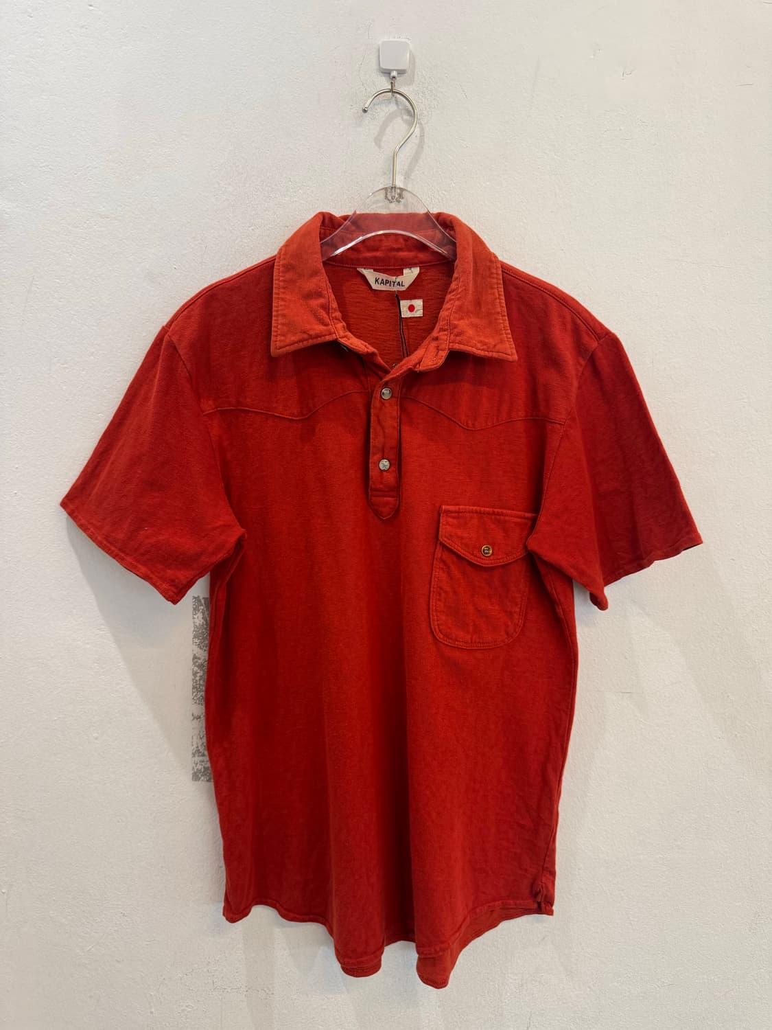 Kapital red short-sleeved shirt 상품이미지1