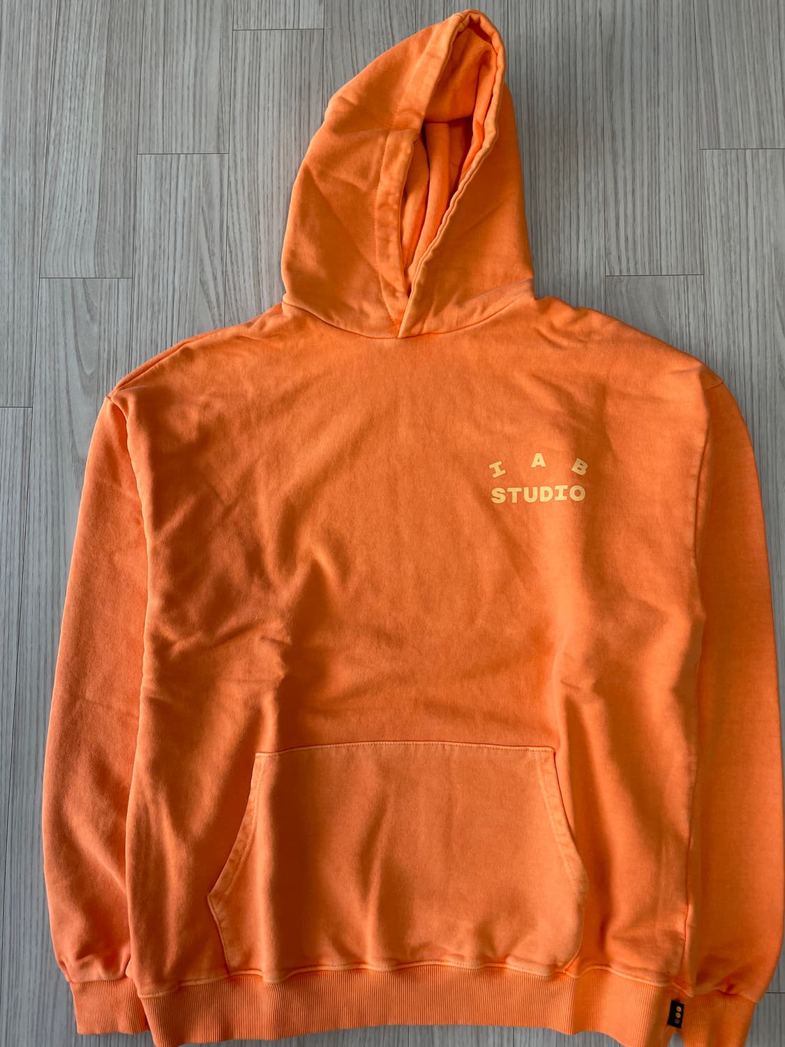 [새상품] 아이앱 스튜디오 피그먼트 후드 살몬 상품이미지3