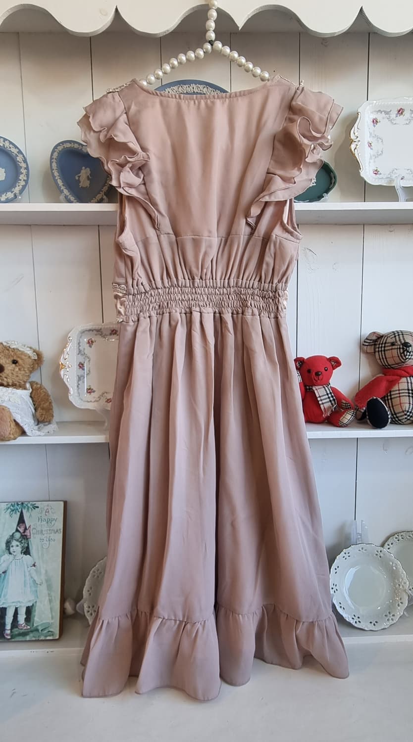 엑시즈팜(axes femme) 로지밀크티 레이스카라 프릴 원피스 상품이미지7