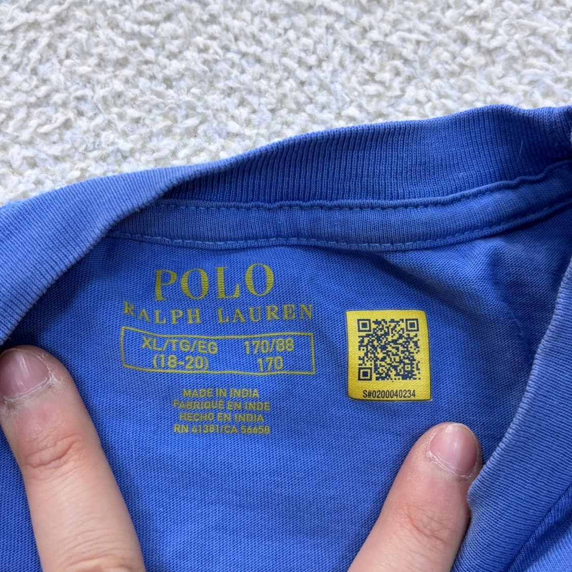 XL 폴로랄프로렌 반팔 티셔츠 0407E1 상품이미지3