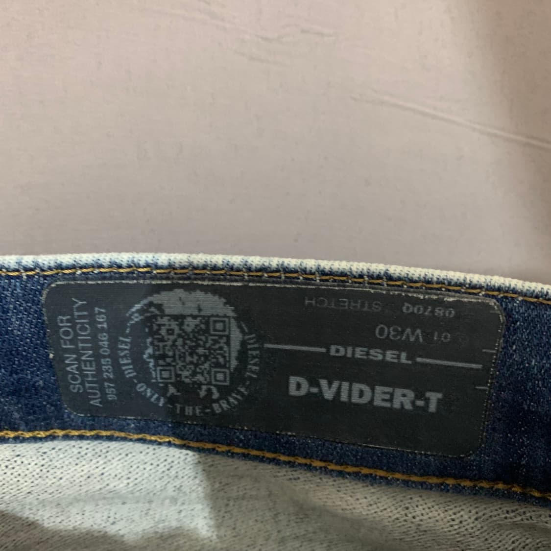 30인치 디젤 D VIDER T 데미지 스판 데님 청바지 상품이미지6