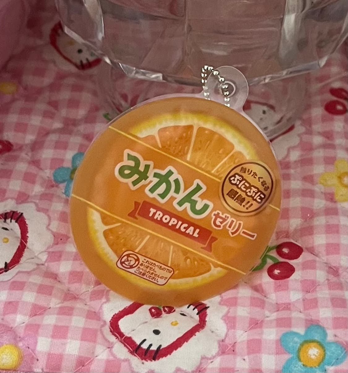 오렌지 푸딩 가챠 스퀴시 일본 젤리 음식 키링 스트랩 디저트 가챠 상품이미지1