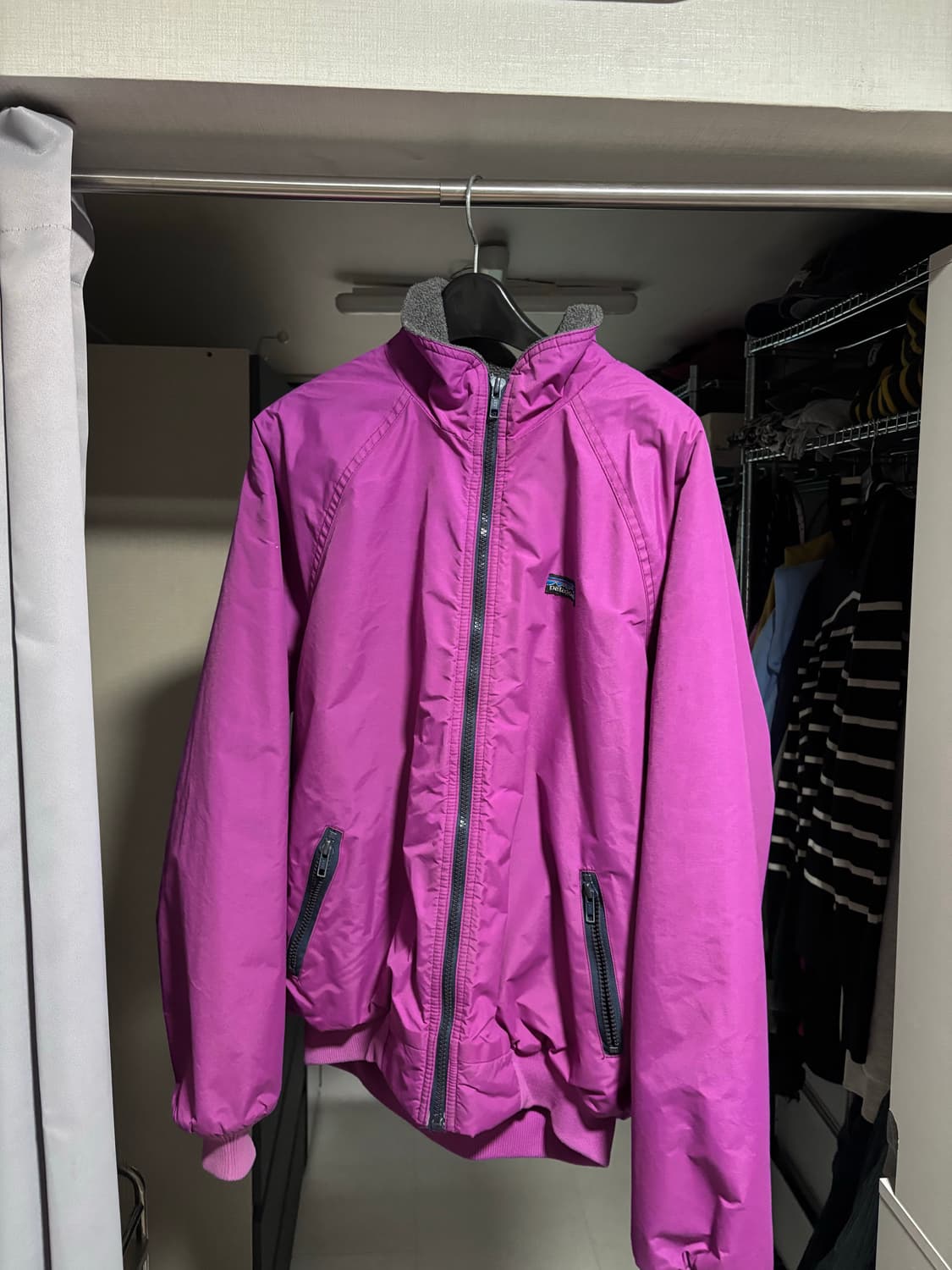 7-80s 파타고니아 쉘드 자켓 마룬 상품이미지1