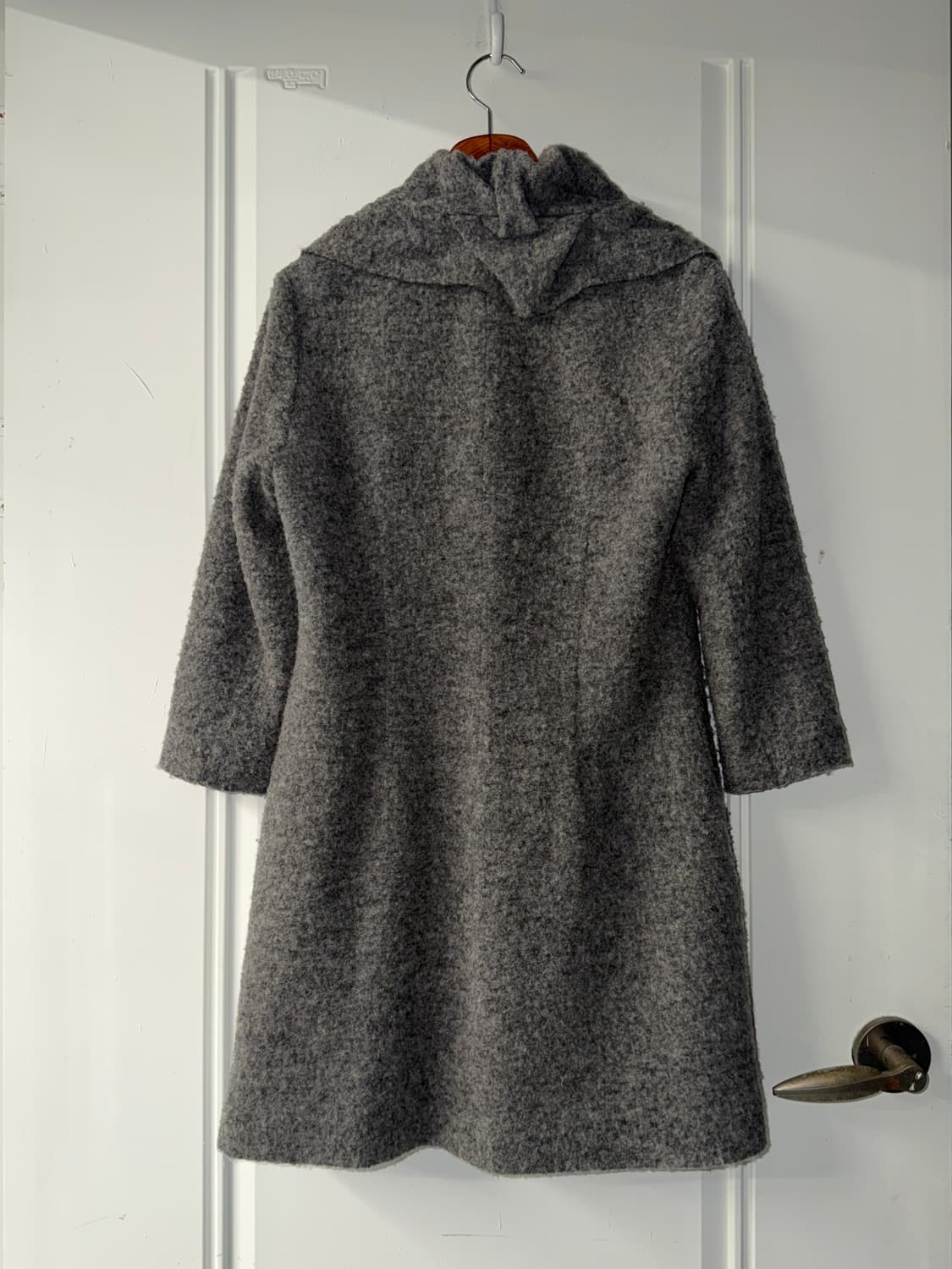 일본빈티지 러플프릴 롱 가디건코트 상품이미지10