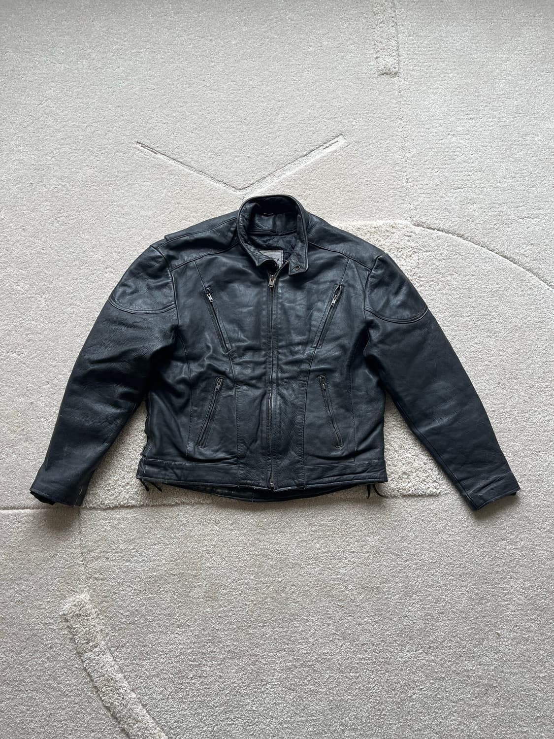 유닉 레더 바이커 자켓 (105-110) 상품이미지2