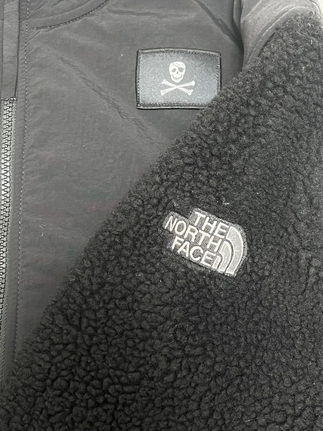새상품 노스페이스 뽀글이 반집업 양털 하프집업 100 L 블랙 후리스 상품이미지7