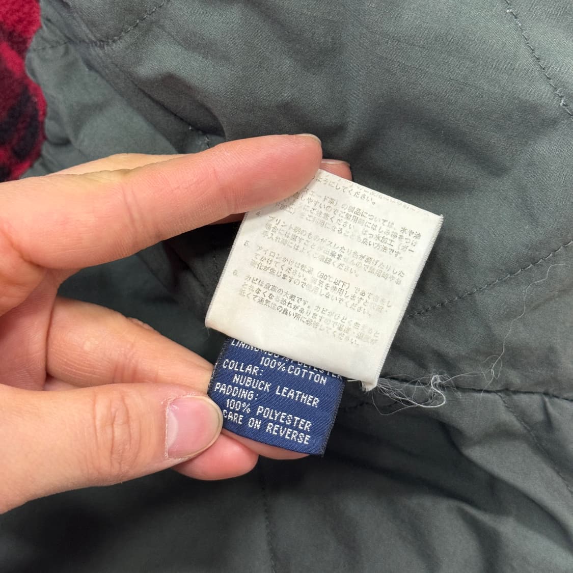 노티카 재팬 빈티지 누빔 레더카라 헌팅자켓 S(105) 상품이미지9