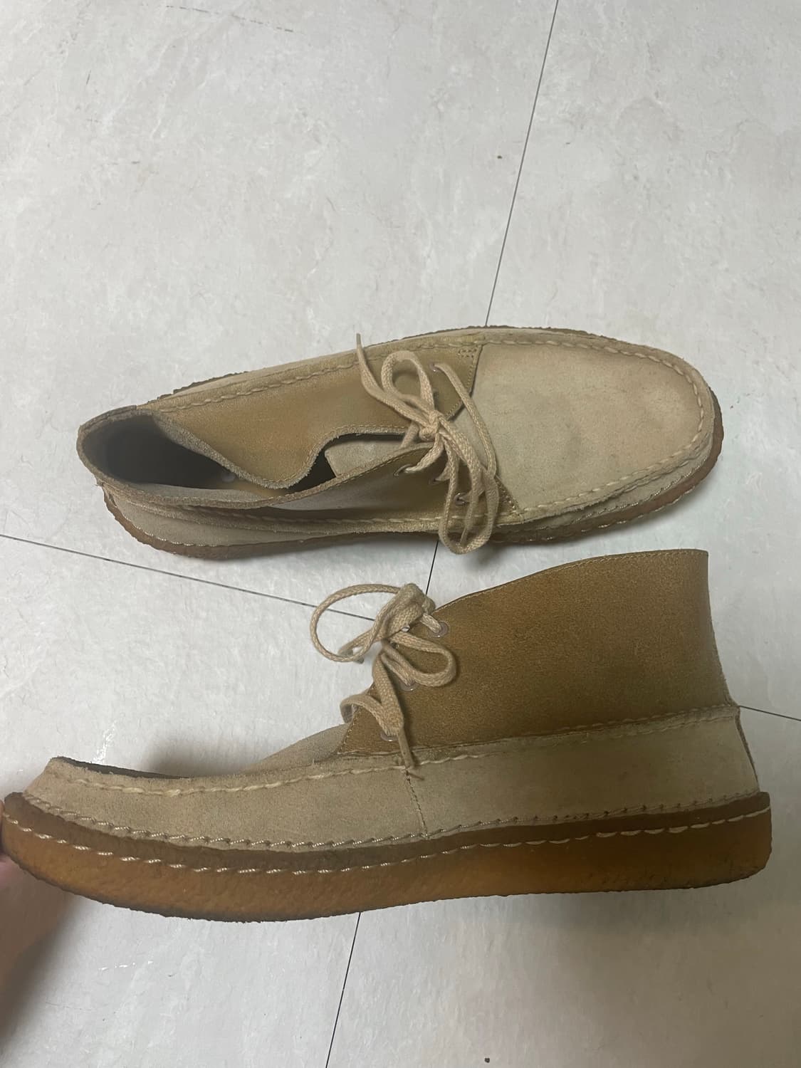 270 클락스 스웨이드 & 레더 데저트부츠 상품이미지4