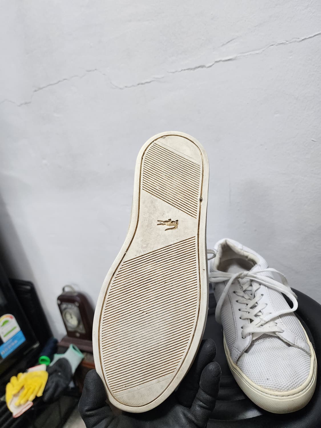 라코스테 흰색 스니커즈 상품이미지3