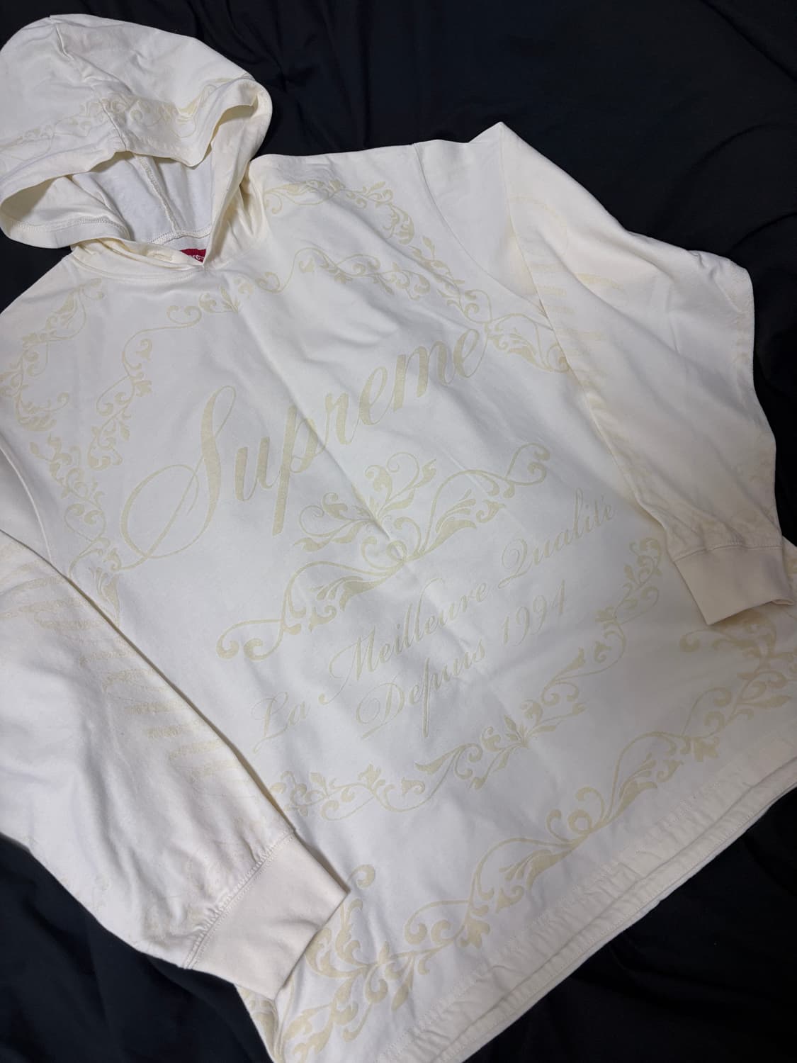 슈프림 셀레브르 후드 롱슬리브 탑 화이트 23SS 상품이미지2