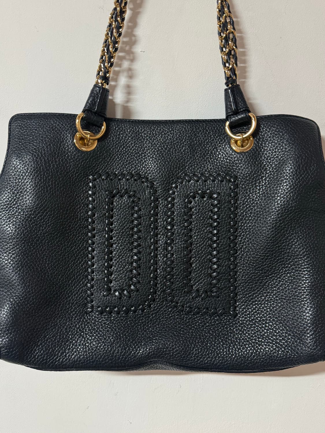 닥스 DAKS 클래식 더블 D 레더 숄더,토트백 상품이미지3