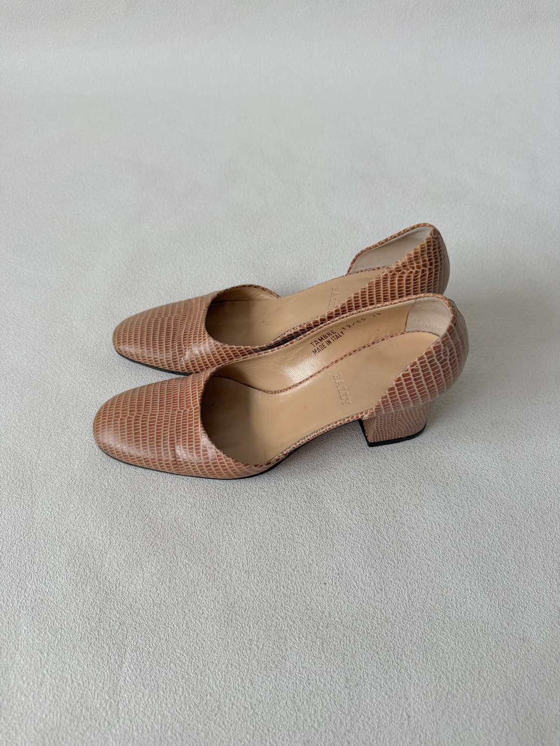 [EU38]발리(BALLY) 리자드 프렌치힐(ITALY) 상품이미지4