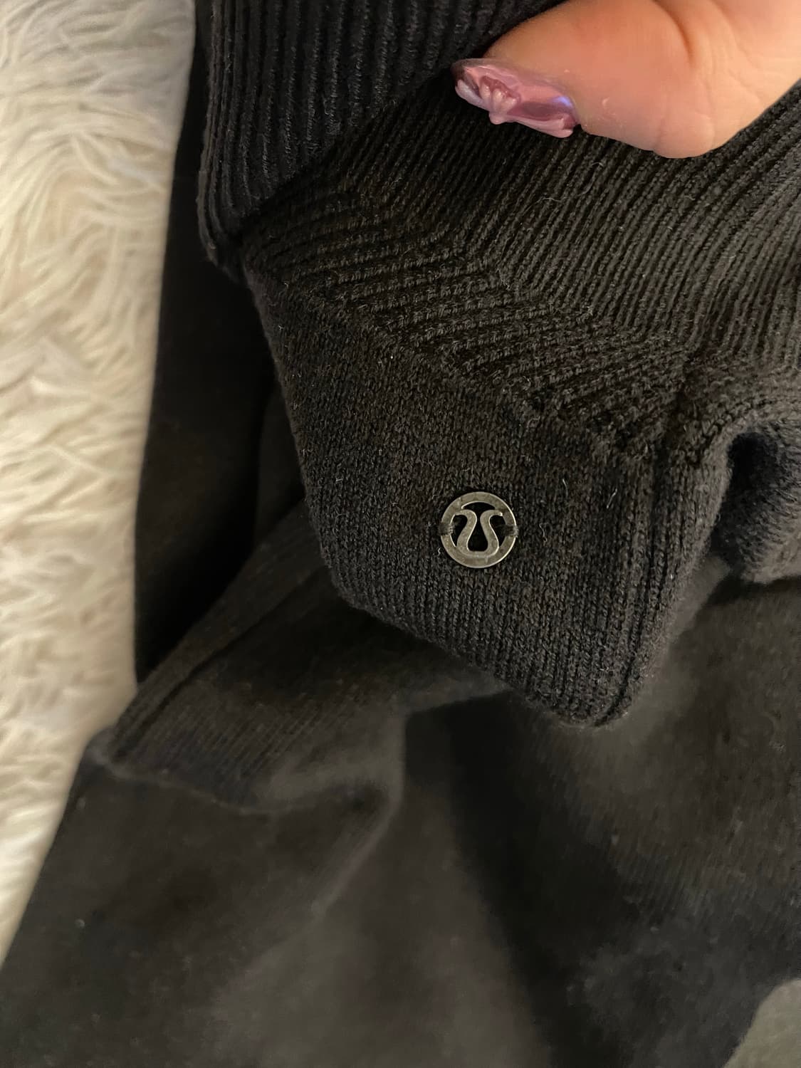 룰루레몬 블랙 가디건 사이즈 4 상품이미지3