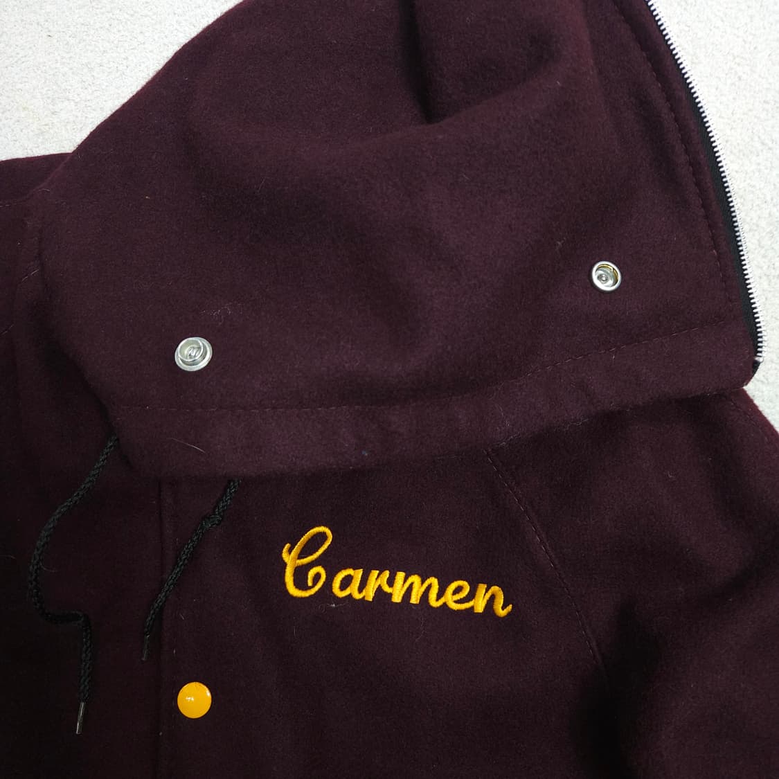 80s Delong 바시티 자켓 Made in USA 상품이미지5